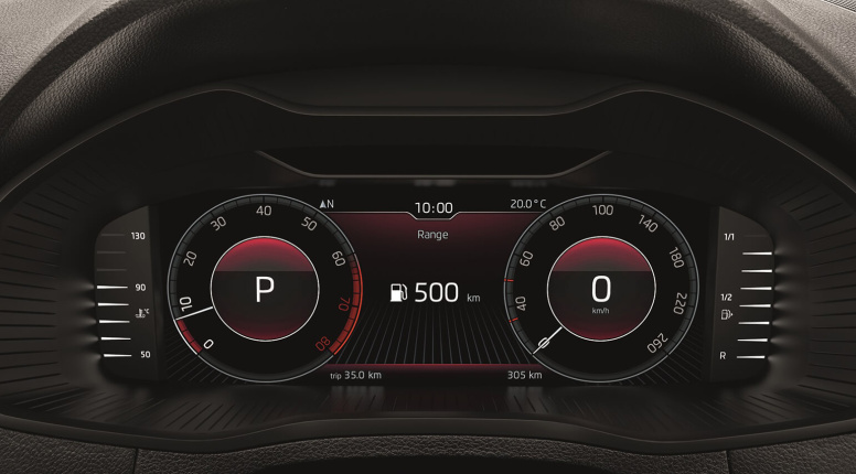 Приборная панель Skoda