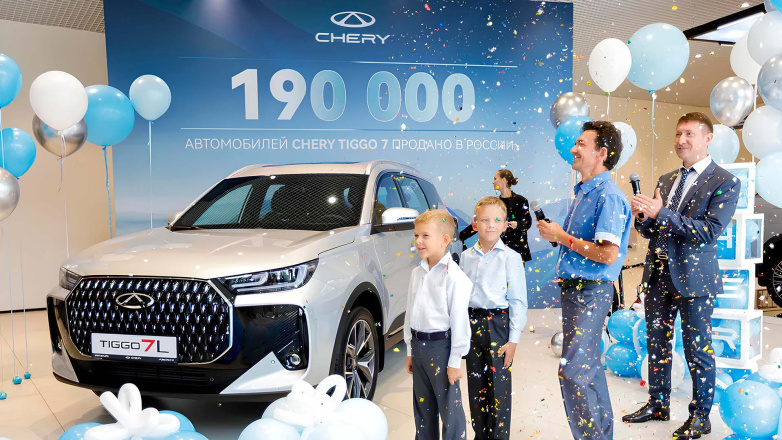 CHERY TIGGO 7 приветствует свою 190 000-ю семью!