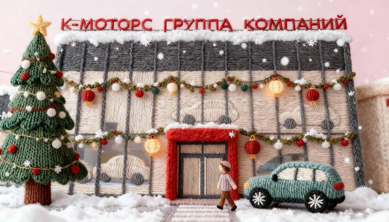 К-Моторс поздравляет с Новым годом!